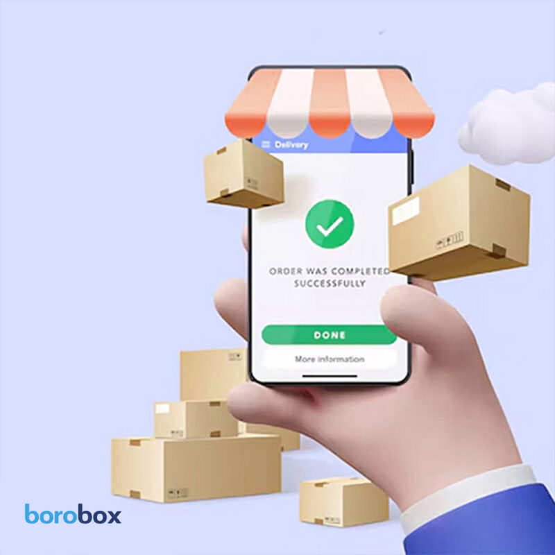 ثبت سفارش و ارسال به آدرس مشتری در کوتاه ترین زمان ممکن